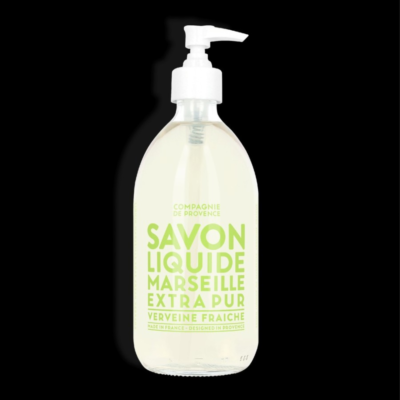 Marseille Soap Compagnie de Provence | Liquid Marseille Soap Fresh Verbena 495Ml