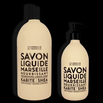 Marseille Soap Compagnie de Provence | Duo Liquid Soap & Its Refill Shea